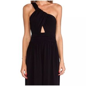 Rachel Zoe // ruby asymmetrical jumpsuit black